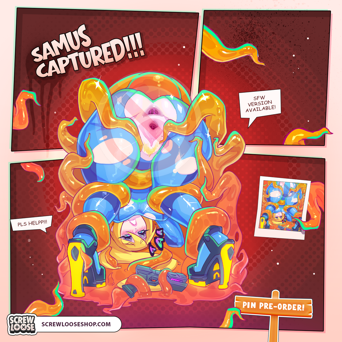 Samuss Captured Pre Order Pin