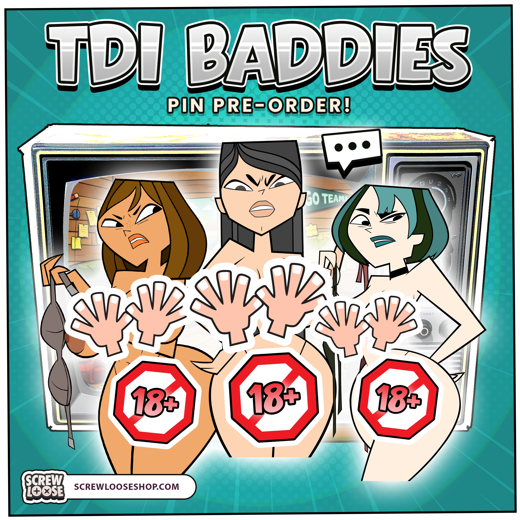 TDI Baddies Pin