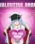 Valentines Day Waifu Babes Pin