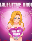 Valentines Day Waifu Babes Pin